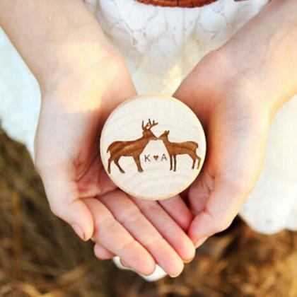 Personalized Engraved Wooden Jewelry Storage..